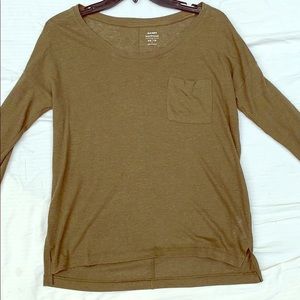 Old Navy Green Boyfriend Long Sleeve